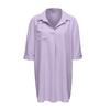 Patchwork Women's V-neck Swim Cover-up: 2025 Spring/Summer Fashion Beach Sun Protection Dress.