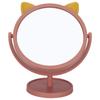 Schminkspiegel Verstellbar Klar Exquisit Flexibel Praktisch Niedlich Kleiner Spiegel für Zuhause Wohnheim Rosa