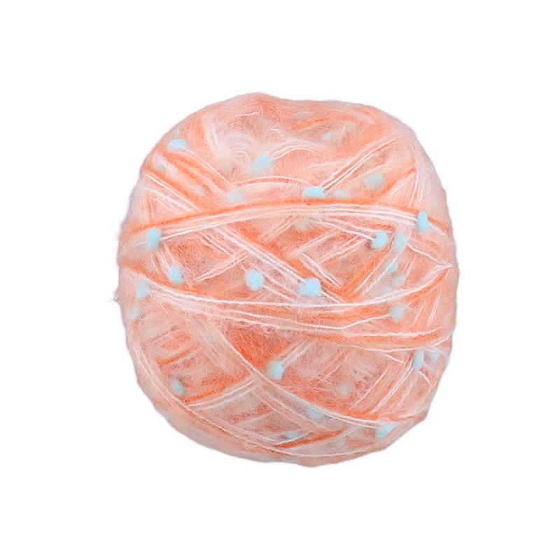 

50 г/рулон мягкий красочный ручной вязаный свитер шаль шарф DIY материал зимние теплые принадлежности оранжевый/зелёный