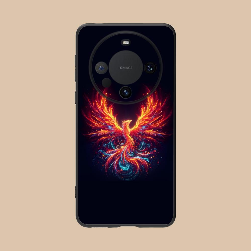 Luxury Phoenix Mobile Cell Phone Case for Huawei Mate 60 50 40 30 20 10 Pro Plus Lite E 5G Colorful Printing Cover Pretty Luxury