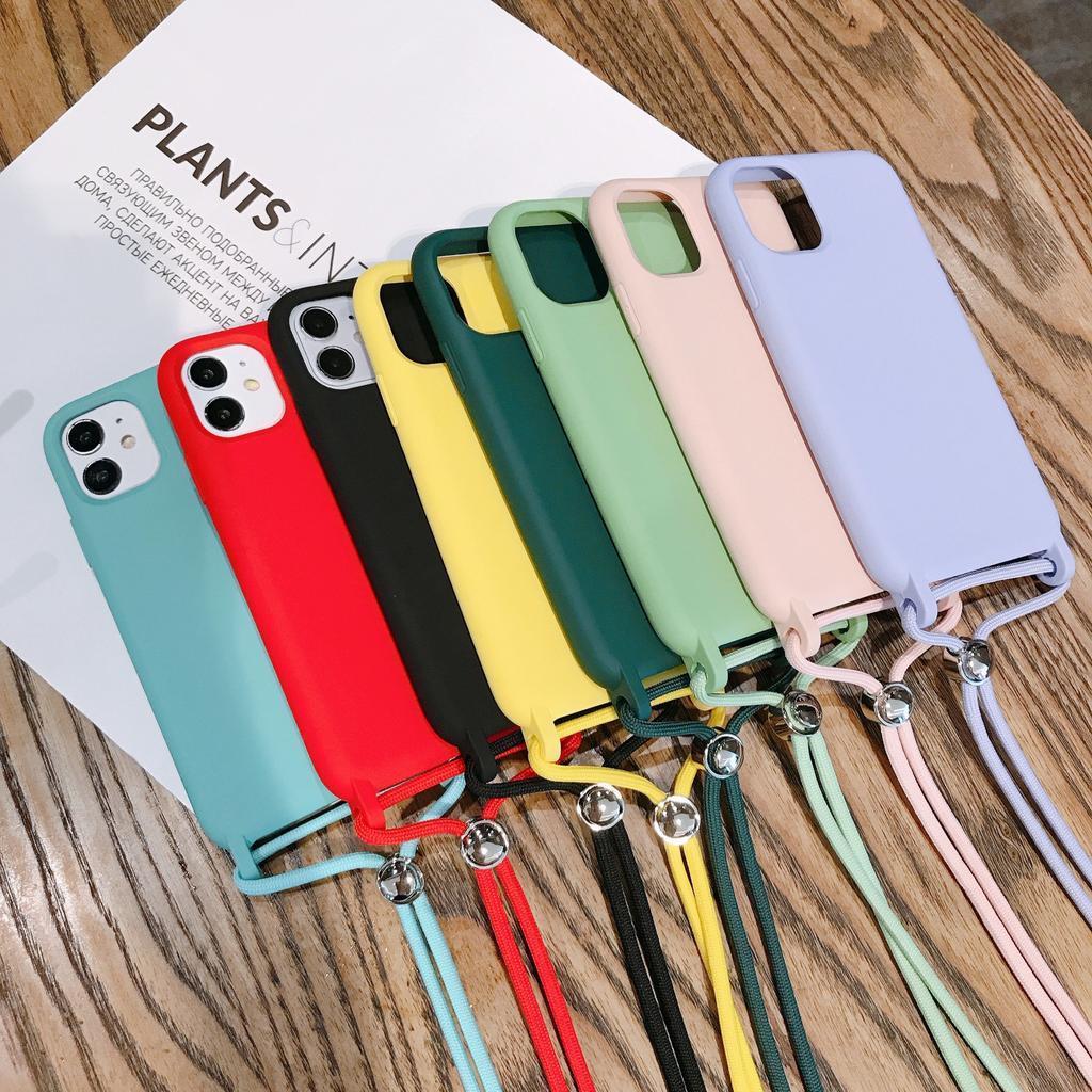Applicable To Apple 13PROMAX Mobile Phone Case, Lanyard Case, Thickened Silicone iPhone13PRO Mobile Phone Case 14PROMA.