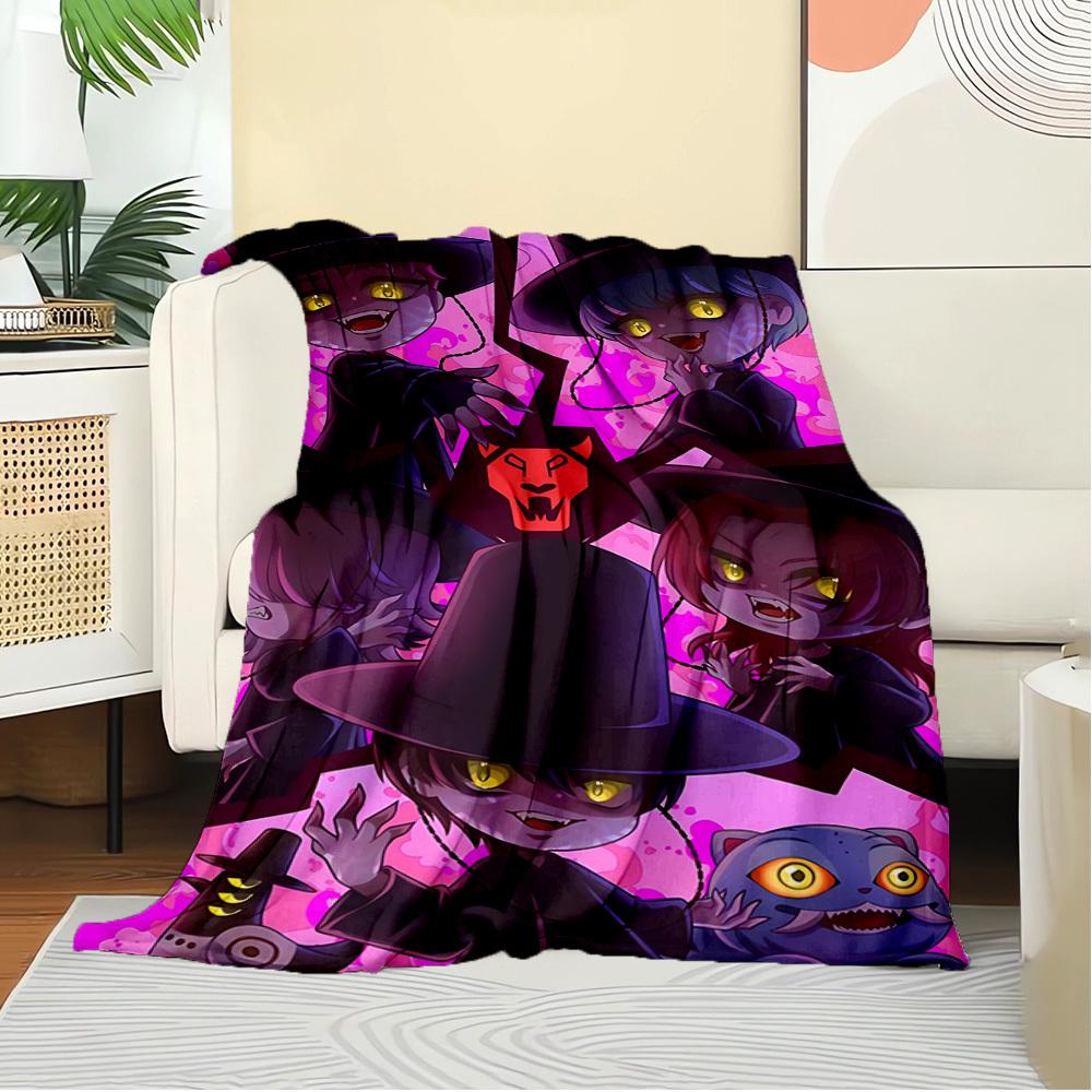 K-POP Anime Dívčí Skupina Čtyři Roční Období Měkká Teplá Přikrývka Celoroční Silně Pletená Polyesterová Přehoz na Postel, Kempování, Cestování Perfektní Dárek