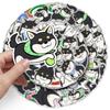 50 Black Chai Cartoon Stickers Cute Hand-painted Dog Shiba Inu Hand Account Decorative Water Cup Mobile Phone Gum Stickers