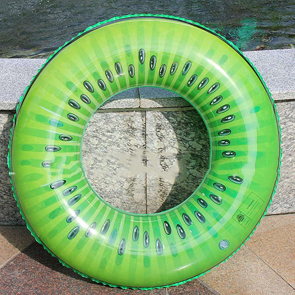 1 st frukt kiwi frukt tryckt uppblåsbar badring barn vuxen strand vattenlek leksak utrustning