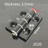 2020/3030/4040/4545/5050 Finished Aluminum Hinge Active Hinges Profile Connections