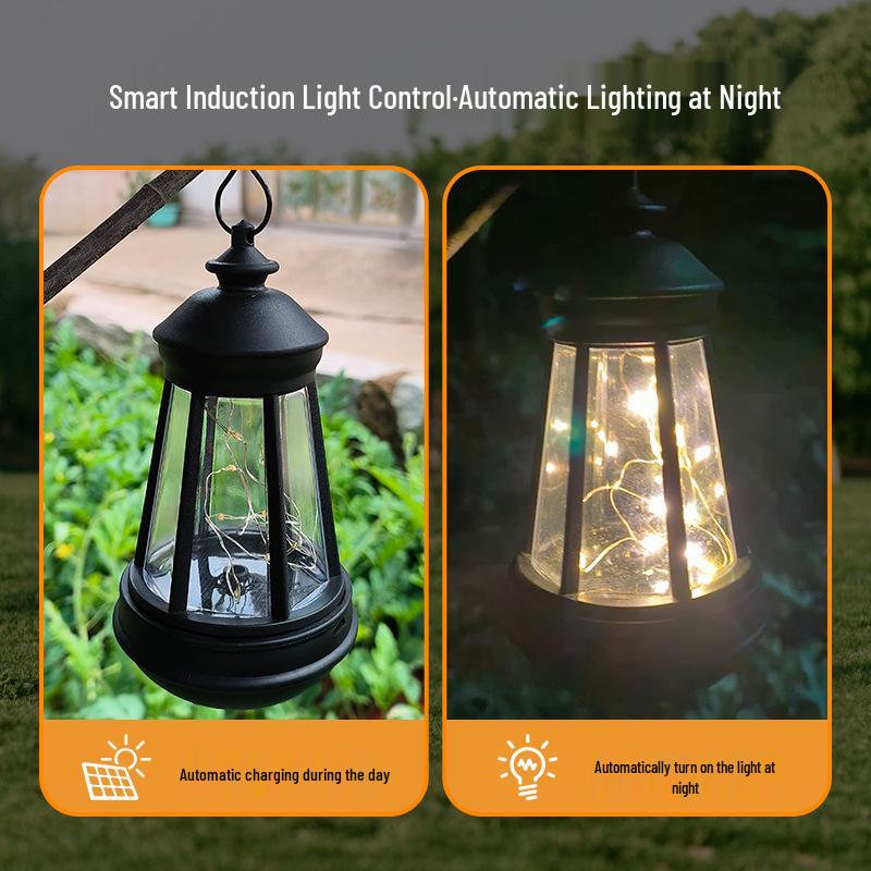 Solar Dog Lantern, Waterproof Retro Outdoor Garden Light