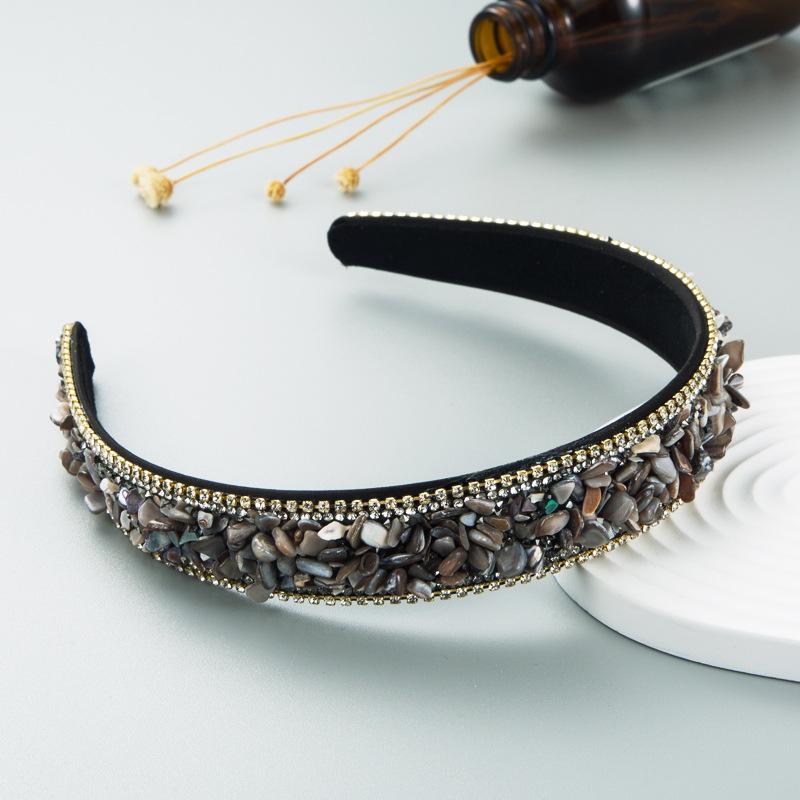 

Sparkly Luxury Handmade Baroque Full Colorful Stone Headbands Hairbands For Women Girls Hair Accessories