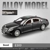 Maßstab 1/24 BENZ E300 Legierungsautoform Ornament Metallguss Limousinenmodell Geschenk für Jungen Sound und Licht Kinder simuliertes Spielzeugauto