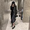Cowhide Version~ Retro Literary Square Head Small Leather Shoes High Sense Thick Heel Front Lace-up Outside Wear Temperament Leather Single Shoes Wome