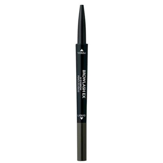 Brow Rush EX Water Strong W Eyebrow (Pencil Liquid) Grayish Brown Pencil Liquid Beautiful Brows Long-lasting Smudge-proof