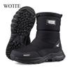 Winter Herrenstiefel 2024 Neue Winterschuhe Herren Schneestiefel Wasserdicht Rutschfest Dickes Fell Winterstiefel Für -40 Grad Plateaustiefel