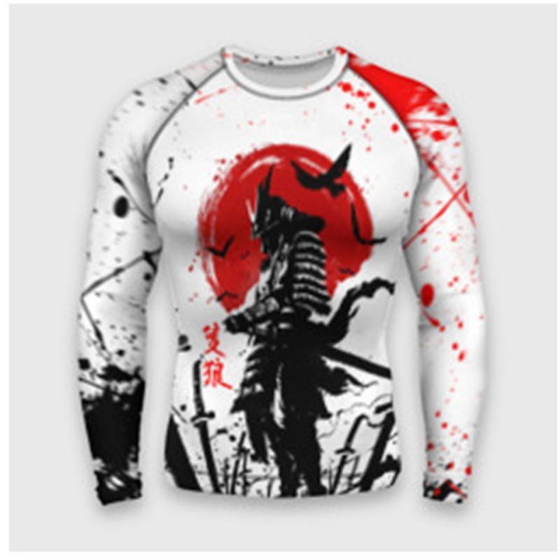 

Японская мужская и женская мультяшная футболка Bushido 3D Harajuku с принтом, модная, повседневная, с круглым вырезом и длинными рукавами, красивый топ XL