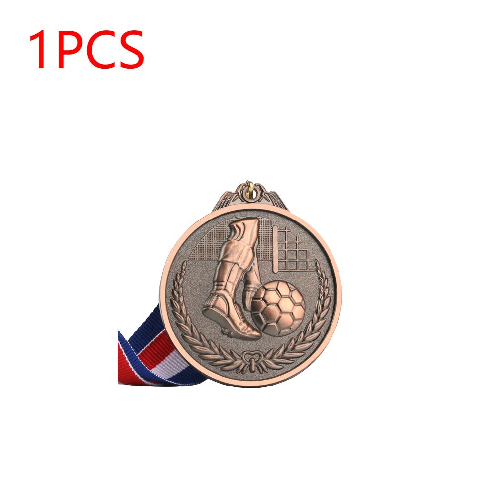 10/20 Stück Fußballmedaille Gold Silber Bronze Preise Gewinner Medaillen Sportmedaillen Fußballwettbewerb Auszeichnungen Medaille Spiele Souvenir