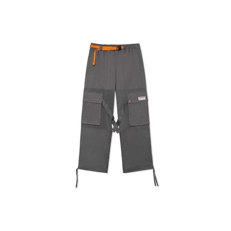 Li-Ning Outdoor Cargo Pants Shadow Grey Men s AKXR605-1 M