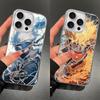Anime Naruto Kakashi Phone Case for Apple iPhone 11 12 13 14 15 16 Pro Max Plus XR 3D Cartoon Cool NARUTO Shockproof Cover