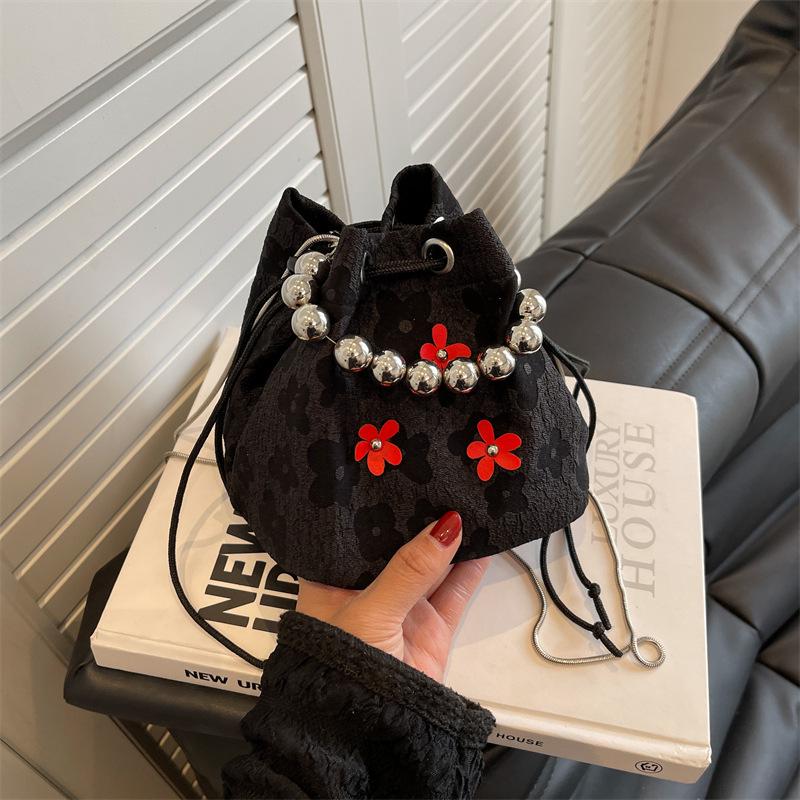 

Зима Черный Жаккард Хлопок Маленькие Сумки Crossbody для женщин Леди Плечо Messenger Сумка Роскошные дизайнерские кошельки и сумки B276