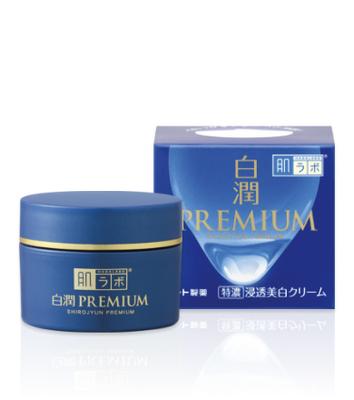 HADA LABO Shirojyun Premium Deep Whitening Cream Cream for Radiance and Even Skin Tone, 50 Gr.