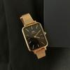 Daniel Wellington QUADRO series small square watch watch quartz movement stainless steel strap black dial women's watch small square watch DW00100432