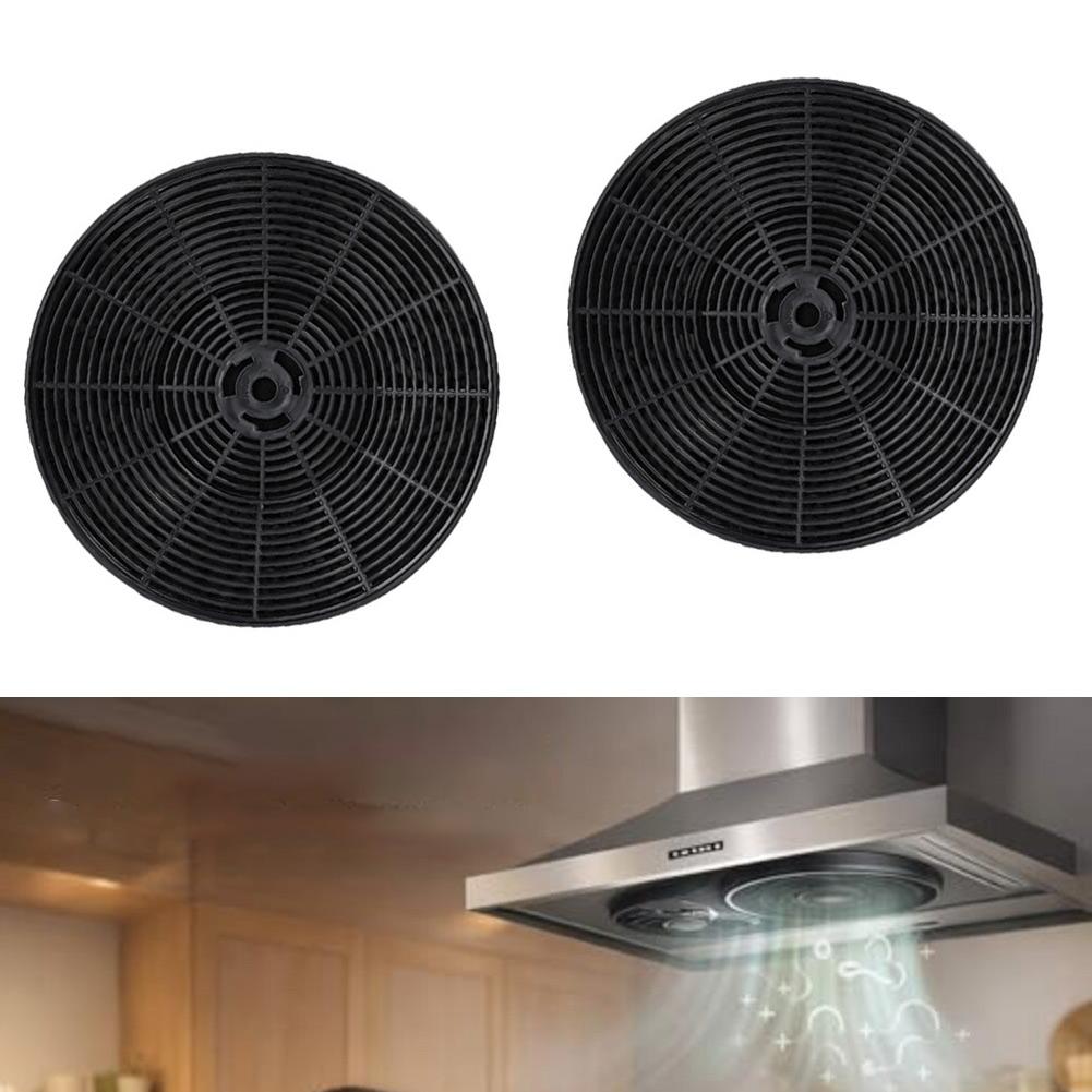 2 Pièces Filtres à Charbon Actif Filtres de Hotte Pour CCA52WH Pour CHA15 Hotte de Cuisson Filtres d'Extracteur de Cuisine Ronds 175mm