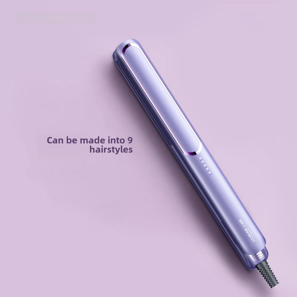 2-in-1 Mini Hair Straightener & Curling Iron - Portable Dual-Purpose Electric Heating Splint