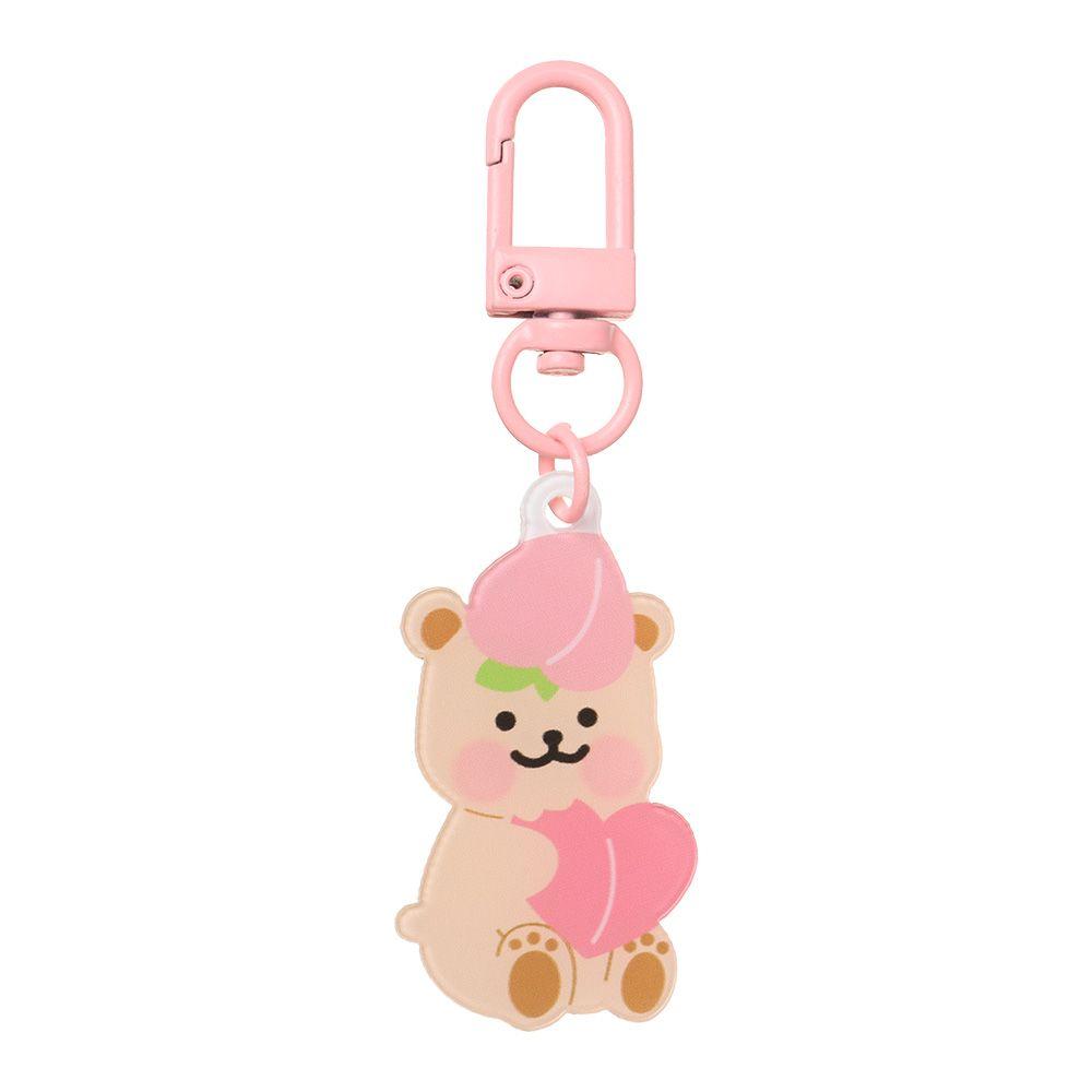 Fashion Jewelry Acrylic Phone Chain Bag Pendant Rabbit Cat Bear Keyring Keychains