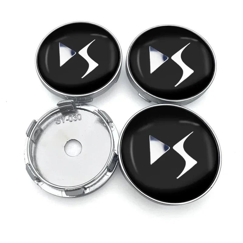 4pcs 56mm/60mm Car Wheel hub Center Cap Badge Covers Sticker For Citroen Cactus C1 C2 C3 C6 C8 C4 Picasso Xsara C5 Aircross