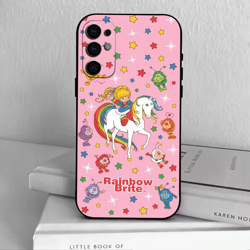 Color Kids Rainbow Brite  Phone Case For Samsung S25,S24,S21,S22,S23,S30,Ultra,S20,Plus,Fe,Lite,Note,10,Black Cover