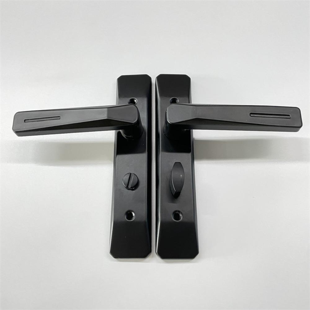 Keyless Bath Handle Door Lock Metal Security Door Handle Bathroom Handle Lock  Household Hardware