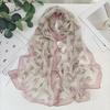 1Pcs Chiffon Georgette Silk Scarf Elegant Bandana Scarf Durable Headband Shawl  Summer Beach