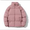 Winter Stand Collar Cotton Jacket Loose Student Couples Cotton Jacket Casual Simple Warm Windproof Large Size Cotton