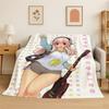 Cute Girl Super Sonico Cartoon Soft Flannel Throw Blanket,Cozy Blanket for Bed,Couch,Sofa,Bedroom,Living Room,Travel,Picnic Kid