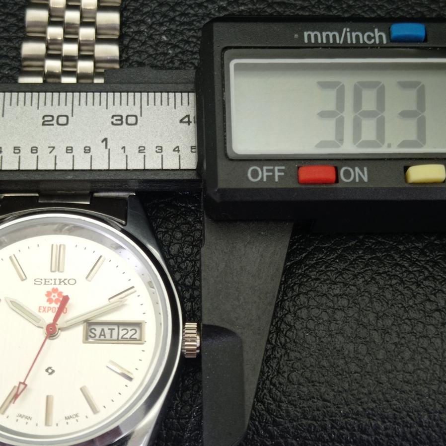REFURBISHED SEIKO EXPo 70 AUTOMATIC 6309A JAPAN MENS SILVER DIAL WATCH A427265-2 QRL-a427265