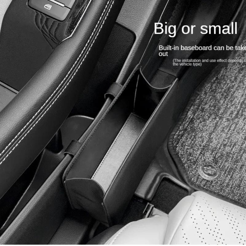 Car Trash Can Car Door Storage Box Foldable Seat Back Hanging Storage Bag Storage Box Car Interior Products