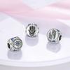 Copper America Christmas Charms Beads Heart Lover Pendants Fit Original Pandora Bracelet Diy Jewelry Gift Making