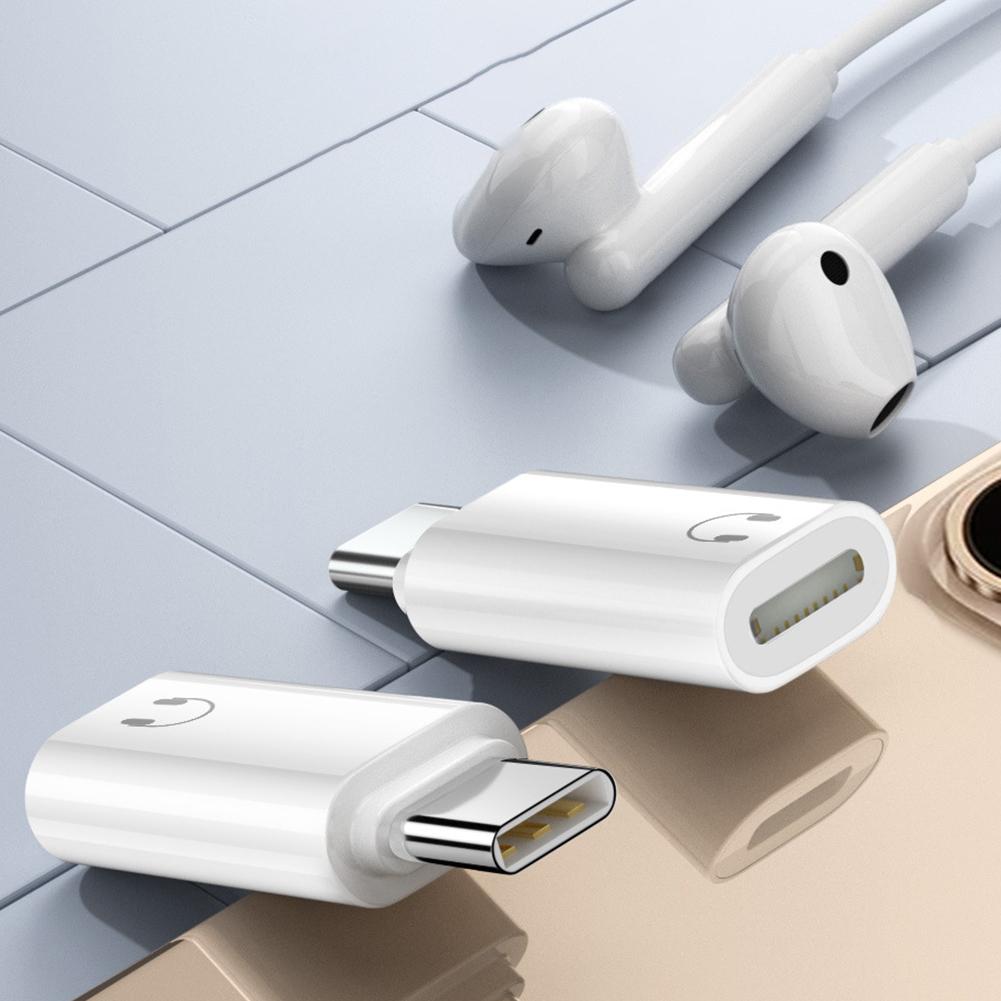 Type C To Lightning Earphone Adapter USB C Male To IOS Female Audio Converter For Iphone 15 16 Samsung USB C Lightning Adapter