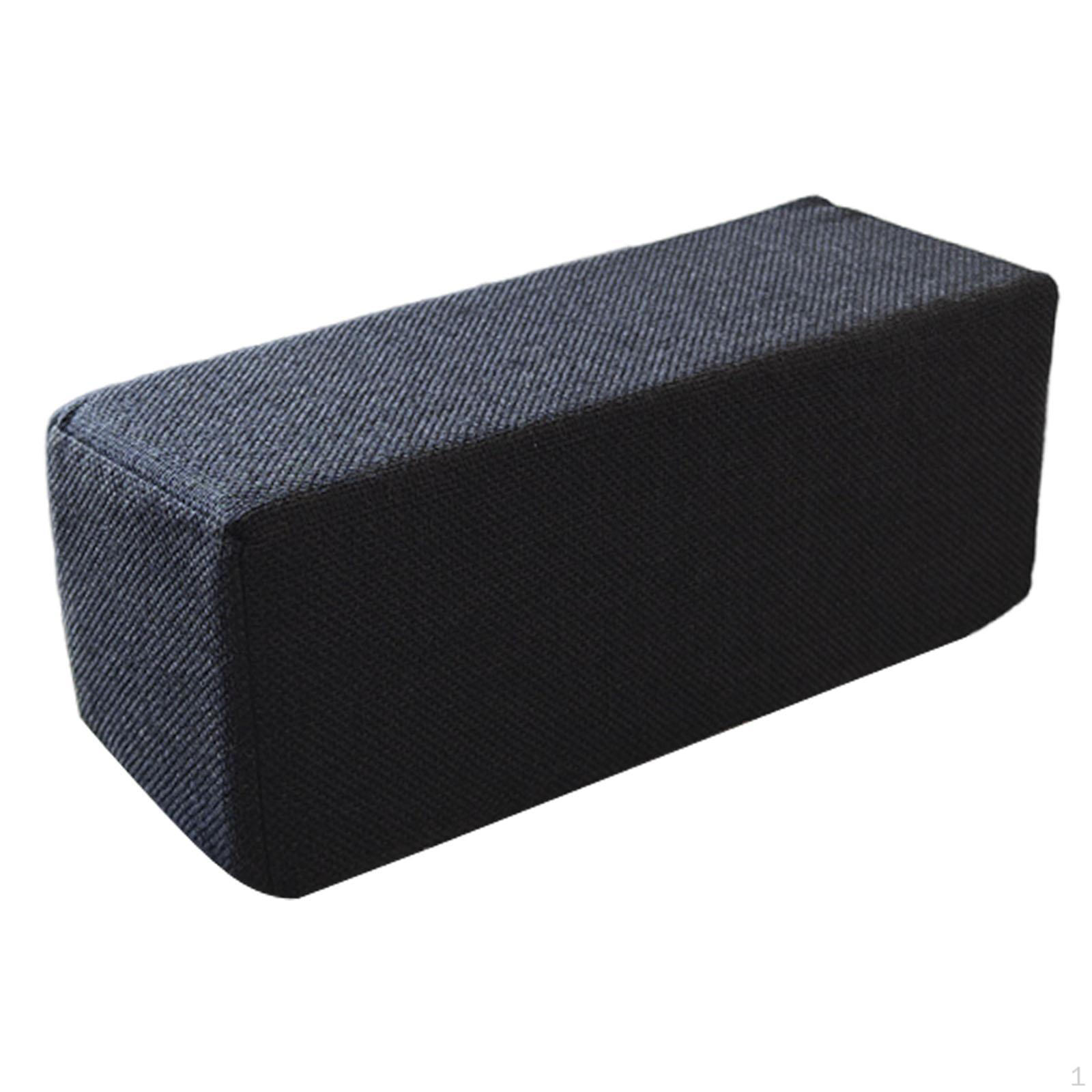 

Armrest Cushion Chair Elbow Pad Comfort Support in Polyester Sponge with Removable Non-Slip Cover Black