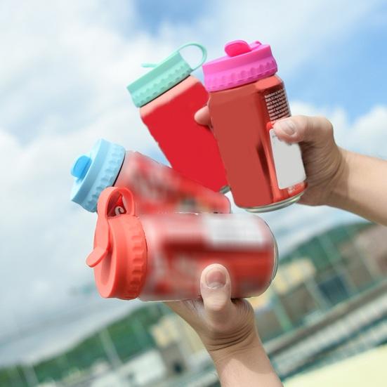 Reusable Silicone Can Lid Leak-proof Food-grade Cover Money-saving Solution Wide Application Can Lid for Beverages