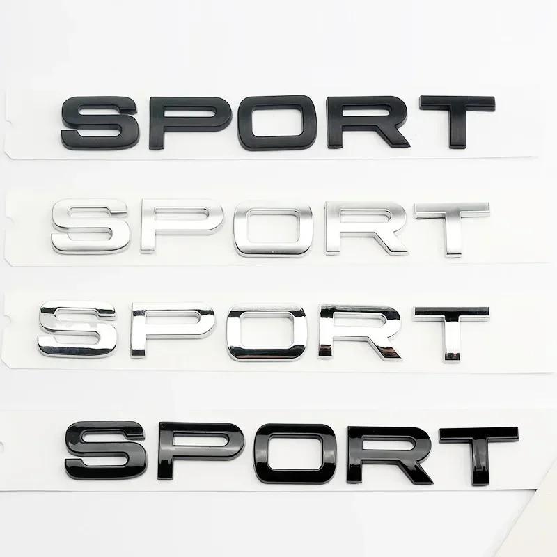 3D ABS SPORT Letter Sticker Rear Trunk Badge for Land Range Rover Discovery Evoque L494 L320 styling accessories
