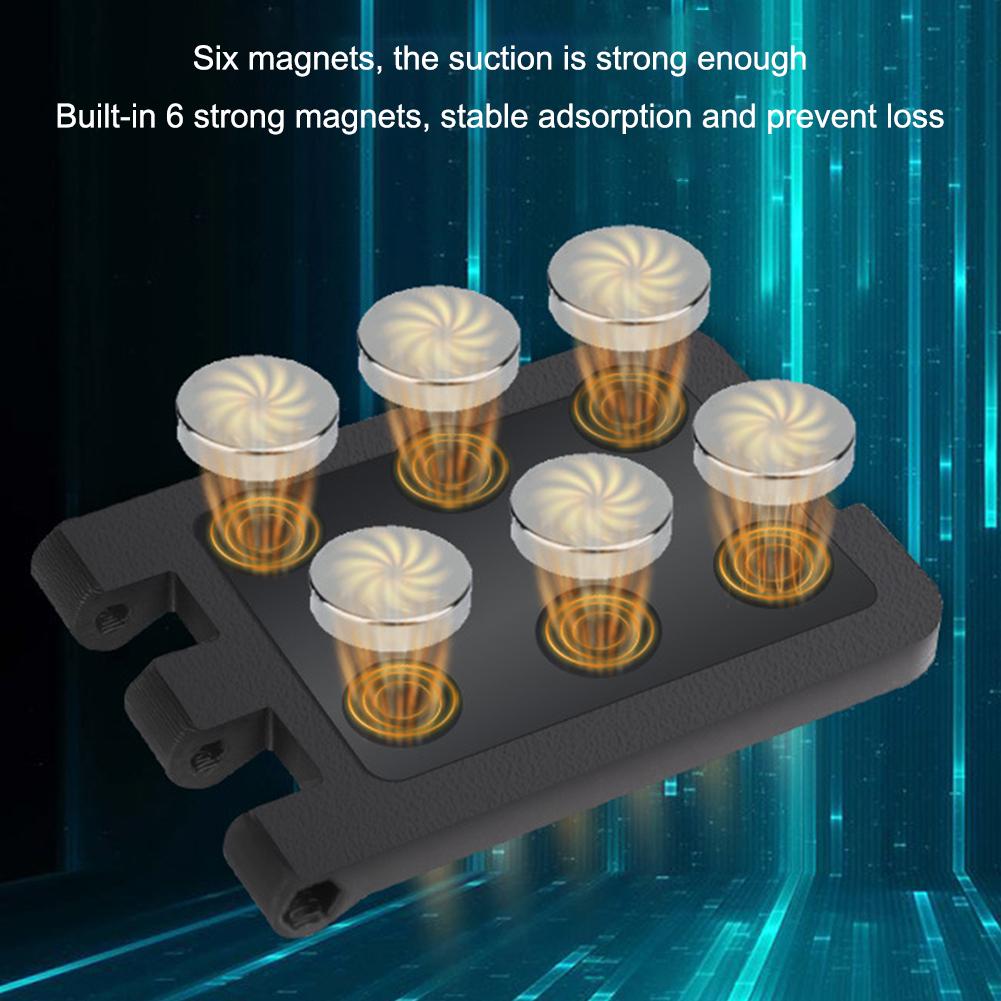 For Insta360X5 X4 X3 Magnetic Bracket Base With 1/4 Screw Multifunctional Desktop Fixing Accessories Magnetic Bracket Base