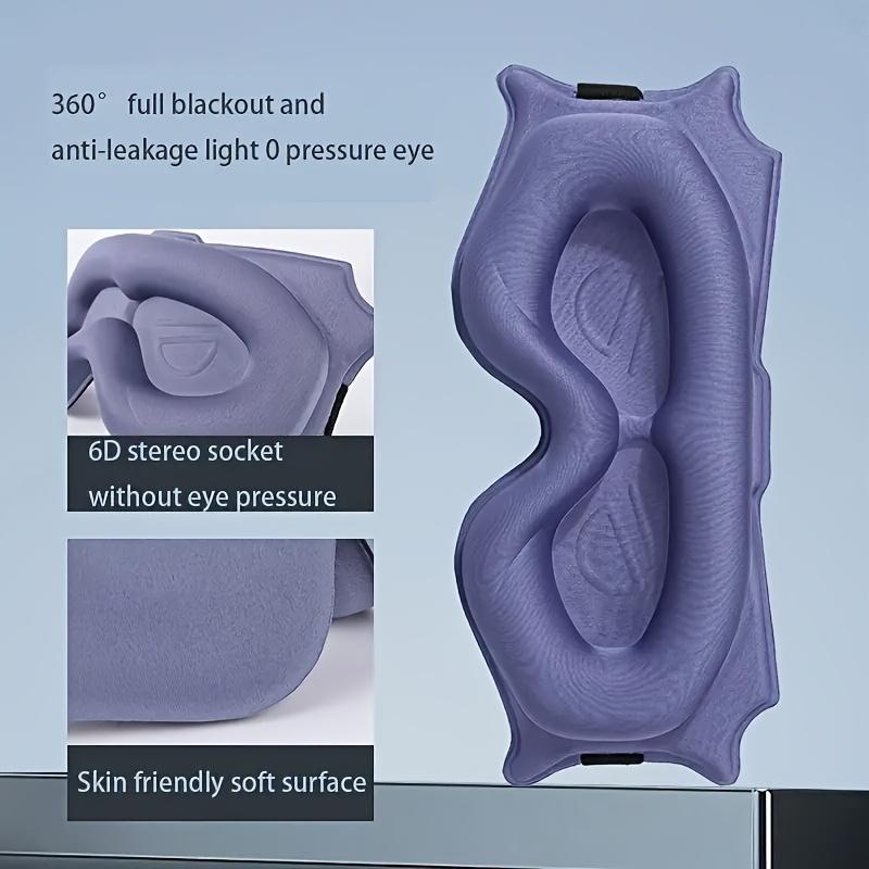 Ultimate Sleep Mask- Adjustable 3D Contour Eye Cover, Perfect Light Blocking for Uninterrupted Sleep, Shift Work, Napping, Breathable Night Eye Mask,