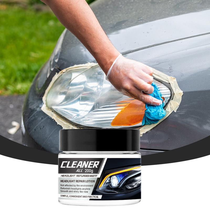 Headlight Restoration 200g Car Headlights Cleaner And Restoration Lotion Headlight Lens Cleaners Car Light Cleaner Car Headlight