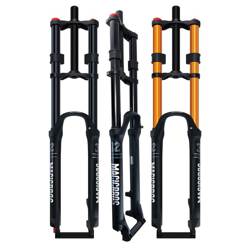 MAGICBROS MG-FK328A Double Shoulder MTB Air Fork 180mm Travel 26/27.5/29" QR/TA Axle 32mm Stanchion Aluminum-Magnesium Alloy
