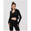 Women's Spring and Autumn Running Fitness Sports Slim Long Sleeve Hooded Yoga Wear Tops