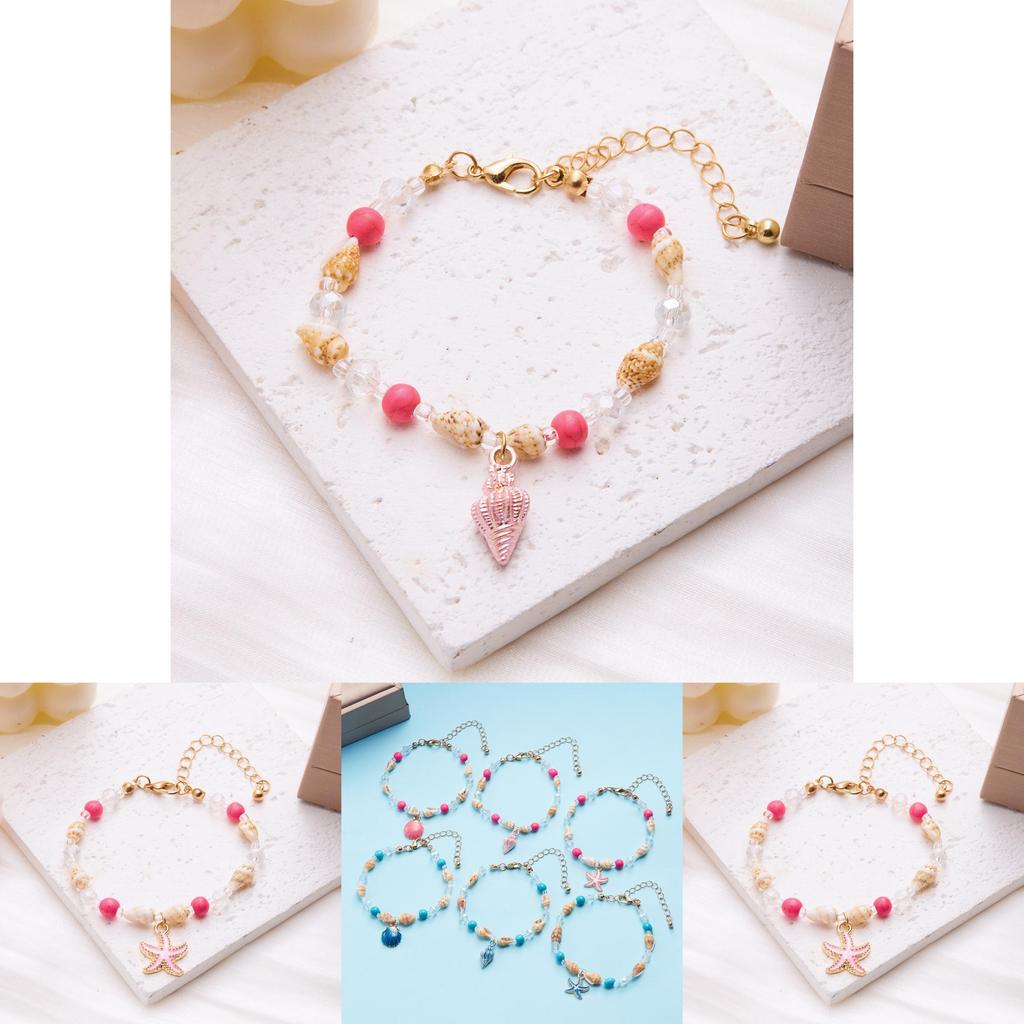 Summer Shell Bead Jewelry With Star Motif For Travel Souvenir Gift For Men And Women