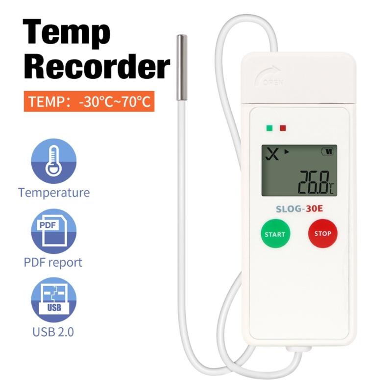 Small USB Suitable Environment Data Recorders Featuring 30 Day Memory Storage Easy To Use For Warehouse Monitoring
