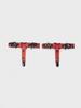 Bat Wing Love Socks Clip - Dark Punk Style Elastic Garter for Women