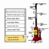 Weibaida Double-Section Vehicle Hydraulic Jack