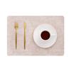 Leather placemat ins wind cloth pattern creative placemat waterproof and oil-proof table mat Nordic style western food pressure insulation mat