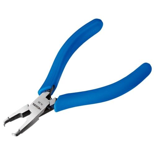 HOZAN N-36 End Nippers, 3mm Blade Width, 58g Weight, ESD Specifications, for Cutting In Deep Spaces, Anti-Static, ESD Specifications
