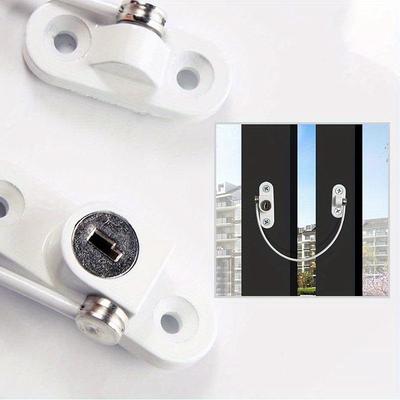 1PC Stainless Steel Safety Window Stopper Anti-theft Locks Limiter Window Restrictor Safety Accessories